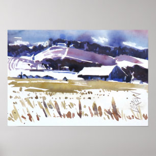 Póster Pintura de congelación rápida / artista Larry Lere
