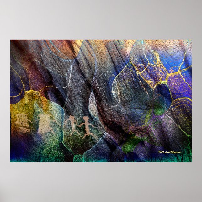 Póster Pintura de cuevas (Frente)