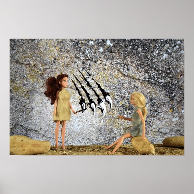 Póster Pintura de cuevas. poster (Frente)