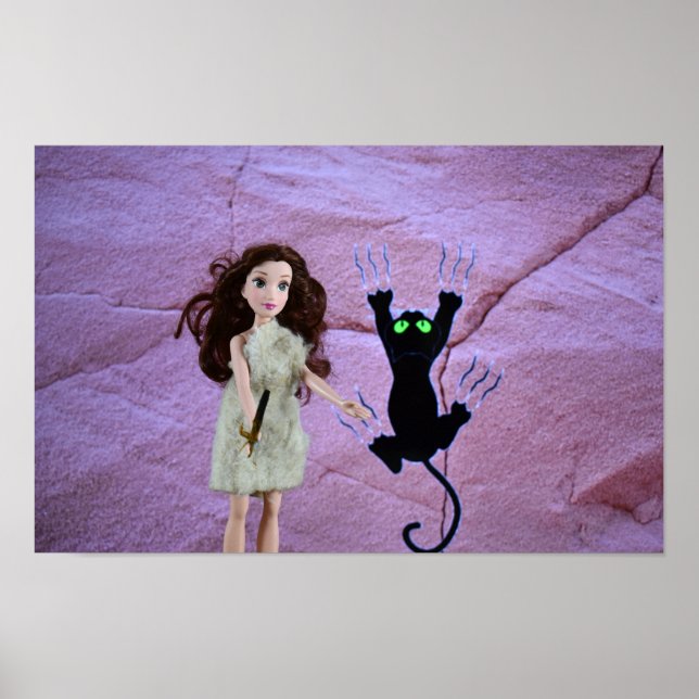 Póster Pintura de cuevas. poster (Frente)