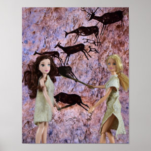 Póster Pintura de cuevas. poster