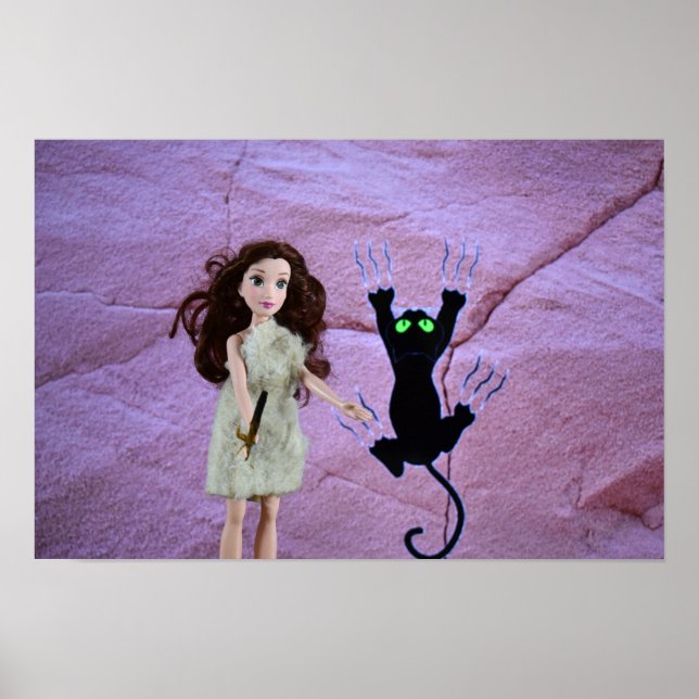 Póster Pintura de cuevas. poster (Frente)