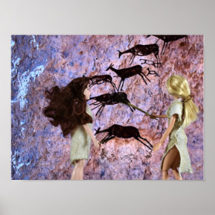 Póster Pintura de cuevas. poster