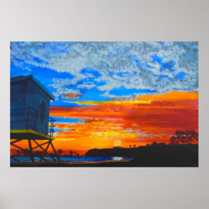 Póster Pintura de Dana Point Dawn