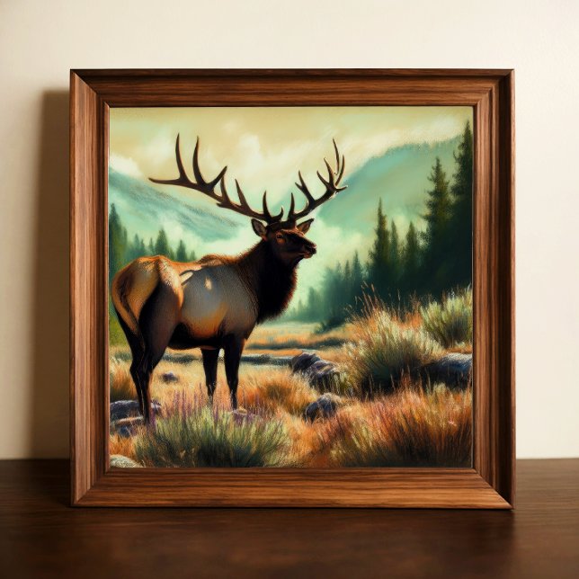 Póster Pintura de dibujo de un cerdo duro (Subido por el creador)
