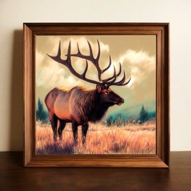 Póster Pintura de dibujo de un cerdo duro (Subido por el creador)