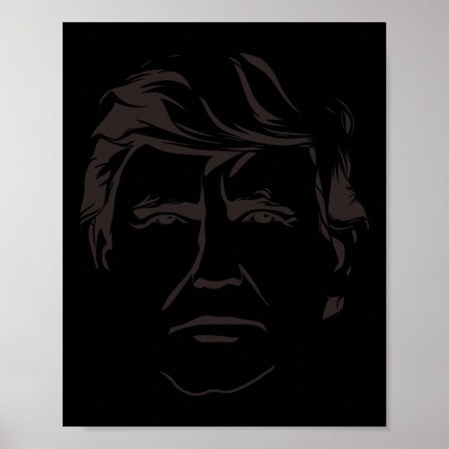 Póster Pintura De Donald Trump (Frente)