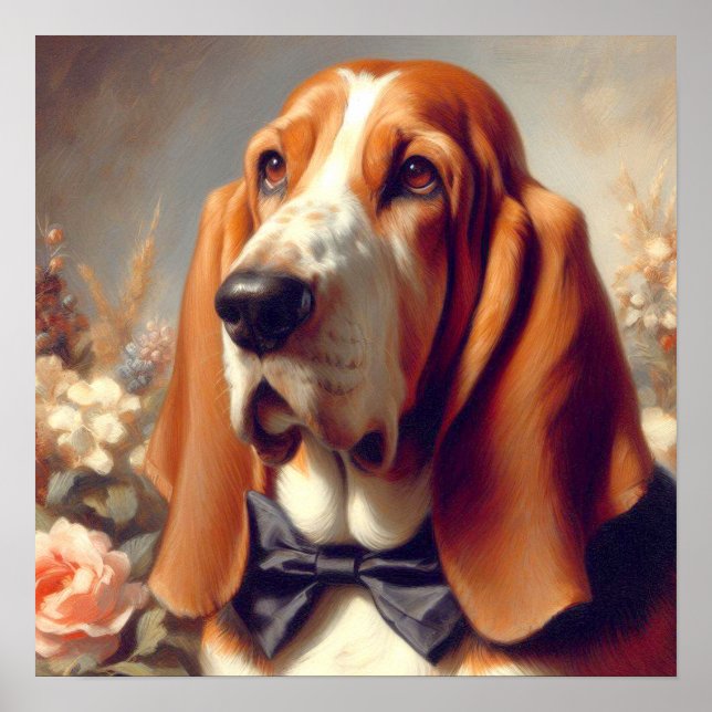 Póster Pintura de enganche de base vintage (Frente)