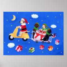 Pintura de entrega de navidades Labrador