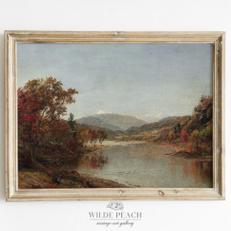 Póster Pintura de época del Monte Washington New Hampshir