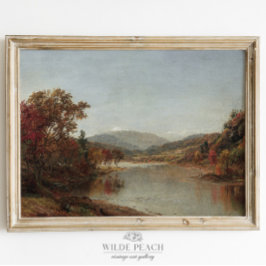 Póster Pintura de época del Monte Washington New Hampshir