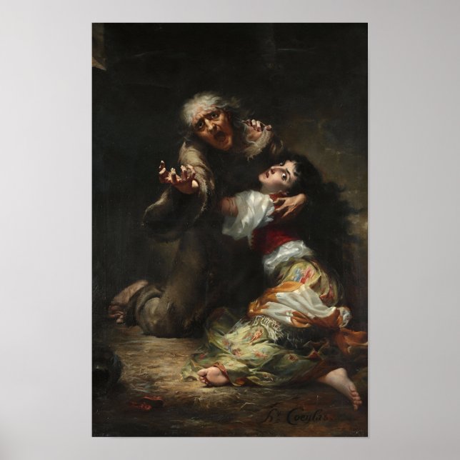 Póster Pintura de Esmeralda Henri Coeylas (Frente)