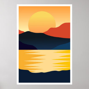 Póster Pintura de fondo abstracta