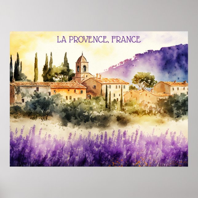 Póster Pintura de Francia en La Provence (Frente)