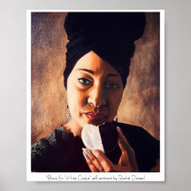 Pintura de galleta negra y blanca por Rachel Dolez