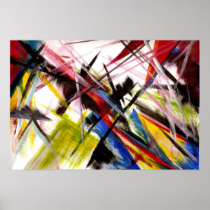 Póster Pintura de género futurista