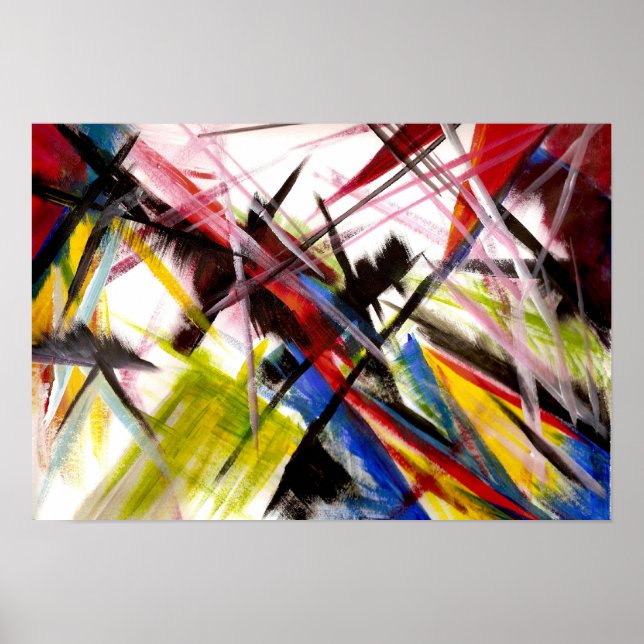 Póster Pintura de género futurista (Frente)