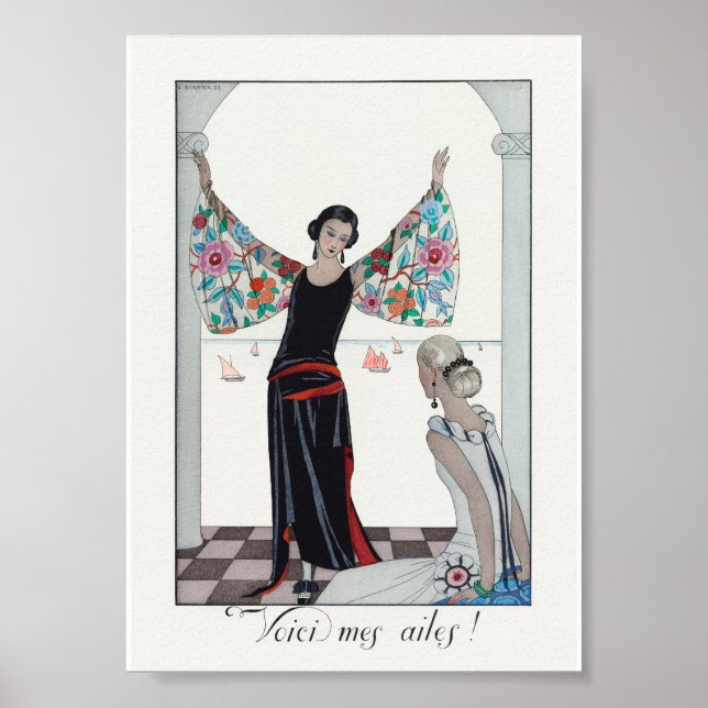 Póster Pintura de George Barbier (Frente)