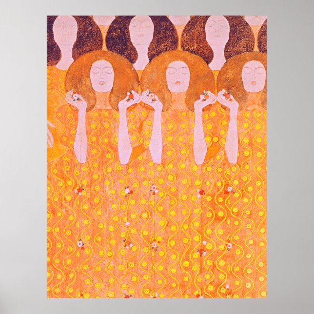 Póster Pintura de Gustav Klimt (Frente)