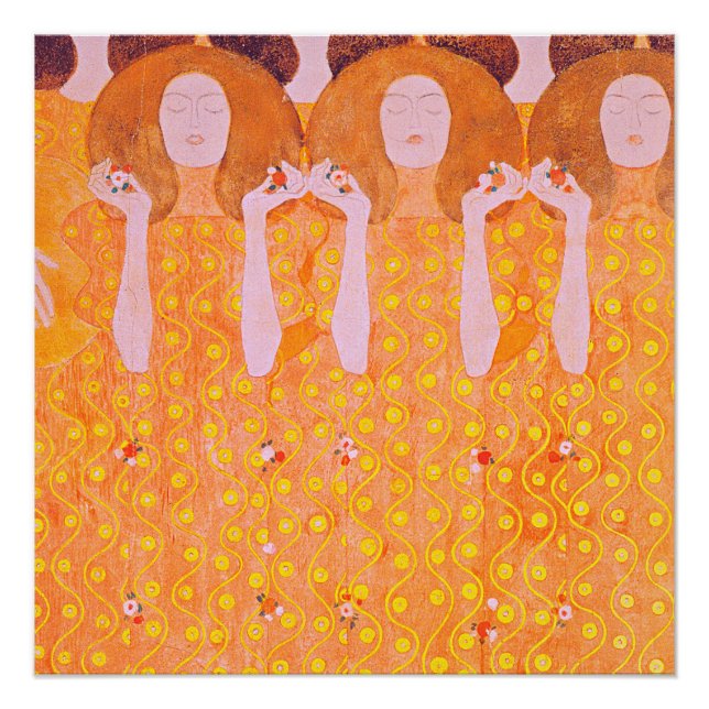 Póster Pintura de Gustav Klimt (Anverso)