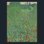 Póster Pintura de Gustav Klimt, Mohnfeld<br><div class="desc">Mohnfeld,  famoso paisaje pintado por Gustav Klimt.</div>