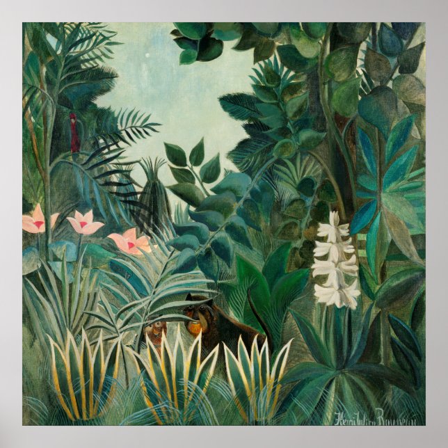 Póster Pintura de Henri Rousseau de 1908 (Frente)