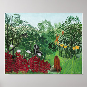 Póster Pintura de Henri Rousseau de 1908