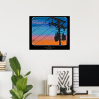 Pintura de 'Hum atardecer' en un