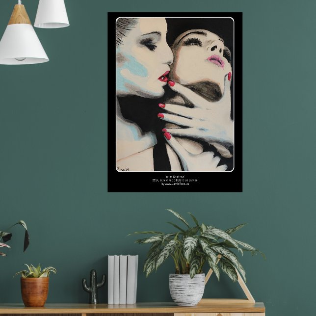Póster Pintura de 'In Shadows' sobre una (Salón 1)