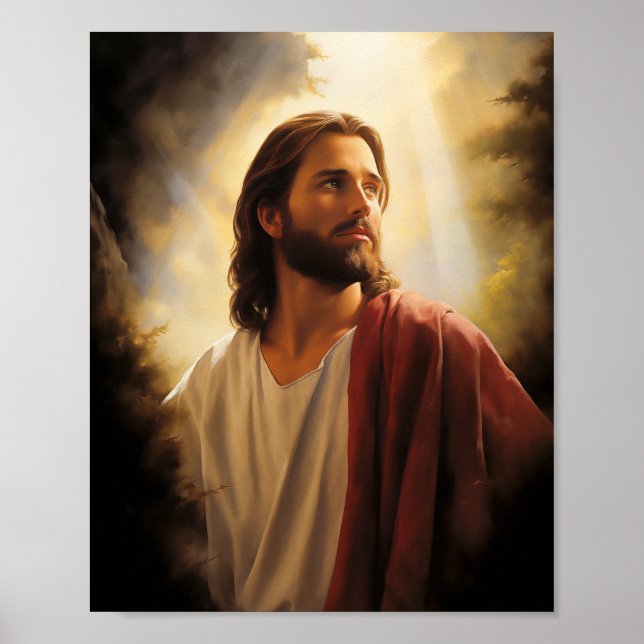 Póster Pintura de Jesucristo (Frente)