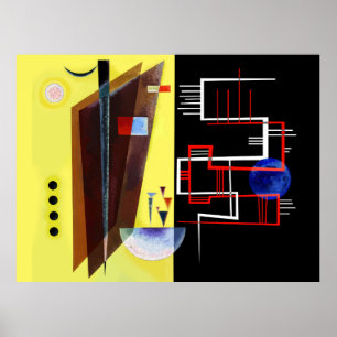 Póster Pintura de la Alianza Interior de Wassily Kandinsk