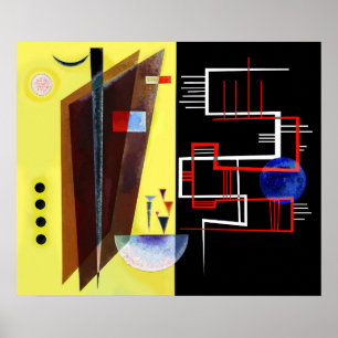 Póster Pintura de la Alianza Interior de Wassily Kandinsk