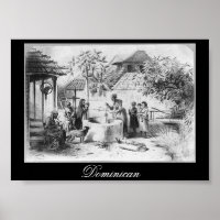 Pintura de la Antigua República Dominicana alreded