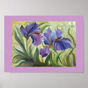 Póster Pintura de la irisis romántica