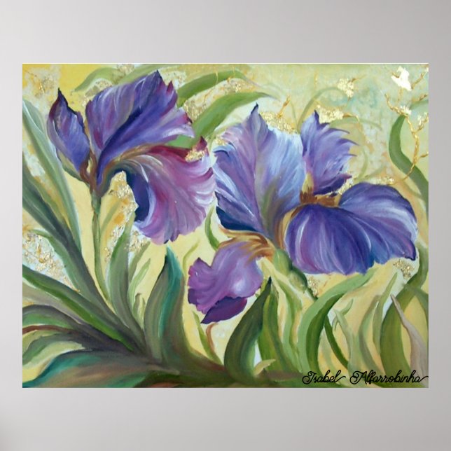 Póster Pintura de la irisis romántica (Frente)