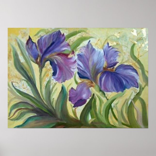 Póster Pintura de la irisis romántica (Frente)