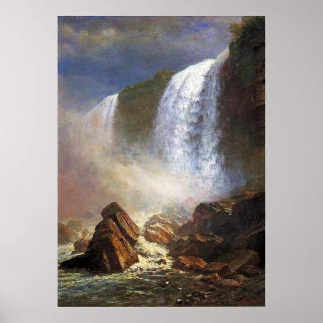 Póster Pintura de las cataratas del Niágara (Frente)