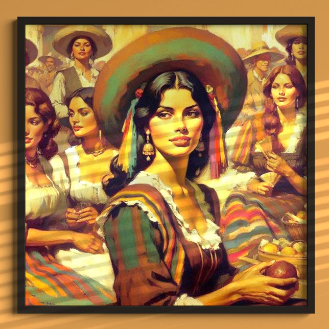 Póster Pintura de latinas vintage (Subido por el creador)