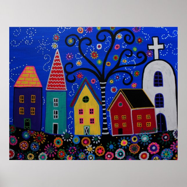 PÓSTER PINTURA DE LOS PRISIONEROS DE PUEBLO MEXICANO (Frente)