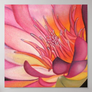 Póster pintura de Lotus