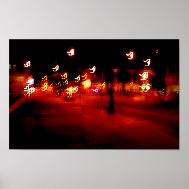 Póster Pintura de Luz Abstracta Ploosh (Frente)