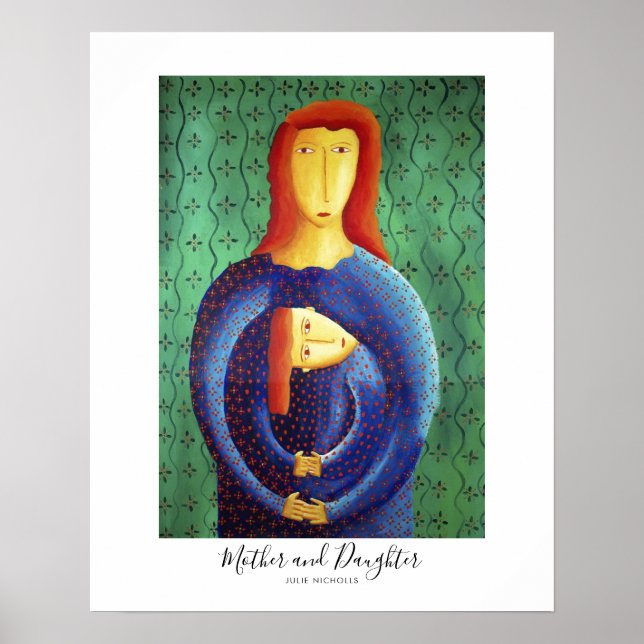 Póster Pintura de madre e hija (Frente)