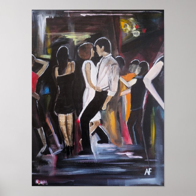 Póster Pintura de Mambo Night de Alfred Fox (Frente)