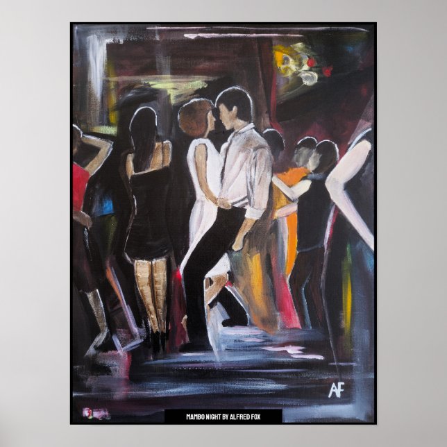 Póster Pintura de Mambo Night de Alfred Fox (Frente)