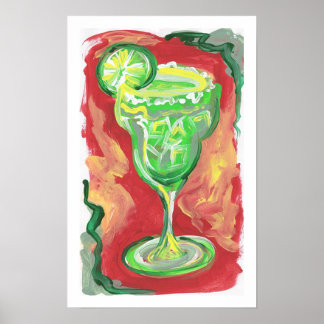 Póster pintura de Margarita