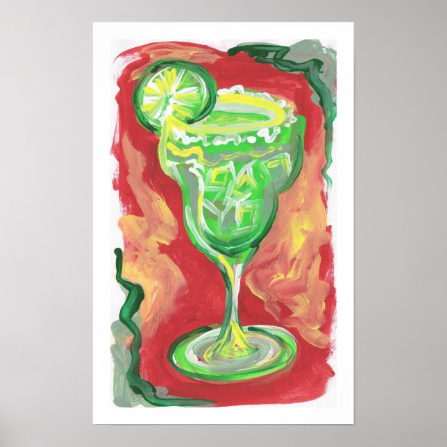 Póster pintura de Margarita (Frente)