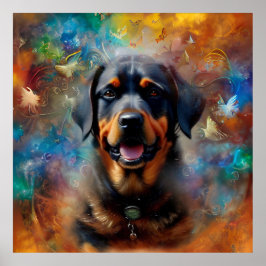 Póster Pintura de mariposa para su propia imagen personal