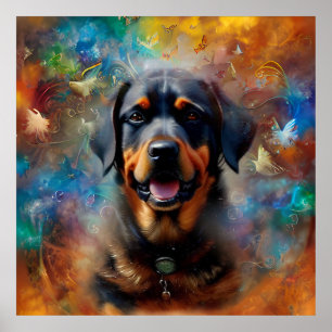 Póster Pintura de mariposa para su propia imagen personal