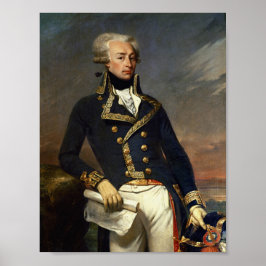 Póster Pintura de Marquis de Lafayette