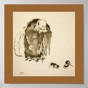 Póster Pintura de Miyamoto Musashi, C. 1600's